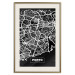 Wall Poster Negative Map: Porto - black and white city map in Portugal 123045 additionalThumb 19