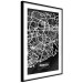 Wall Poster Negative Map: Porto - black and white city map in Portugal 123045 additionalThumb 11