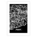 Wall Poster Negative Map: Porto - black and white city map in Portugal 123045 additionalThumb 25