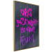Wall Poster Girls Just Want to Have Fun - English inscription in graffiti style 124445 additionalThumb 12