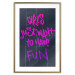 Wall Poster Girls Just Want to Have Fun - English inscription in graffiti style 124445 additionalThumb 16