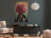 Wall Poster Floral Thoughts - abstract woman with a red flower on her head 127245 additionalThumb 4