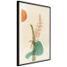 Poster Lupine - unique abstraction with a plant and rounded shapes in boho style 129345 additionalThumb 11