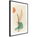 Poster Lupine - unique abstraction with a plant and rounded shapes in boho style 129345 additionalThumb 7