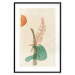 Poster Lupine - unique abstraction with a plant and rounded shapes in boho style 129345 additionalThumb 15