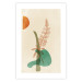 Poster Lupine - unique abstraction with a plant and rounded shapes in boho style 129345 additionalThumb 19