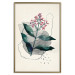 Poster Watercolor Plant - abstract plant with flowers in watercolor style 129545 additionalThumb 21