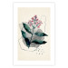 Poster Watercolor Plant - abstract plant with flowers in watercolor style 129545 additionalThumb 25