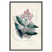 Poster Watercolor Plant - abstract plant with flowers in watercolor style 129545 additionalThumb 16