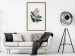 Poster Watercolor Plant - abstract plant with flowers in watercolor style 129545 additionalThumb 24