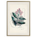 Poster Watercolor Plant - abstract plant with flowers in watercolor style 129545 additionalThumb 20