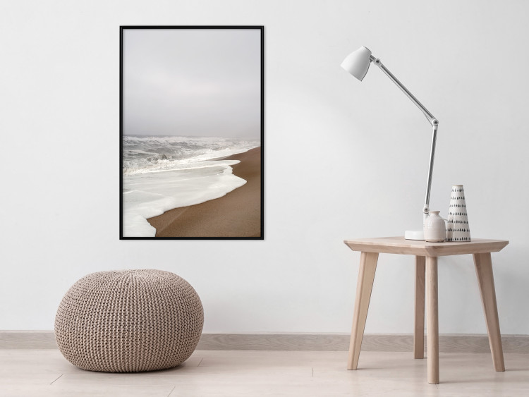 Wall Poster Autumn Ebb - autumn landscape on the beach against the sea and sky 130345 additionalImage 4