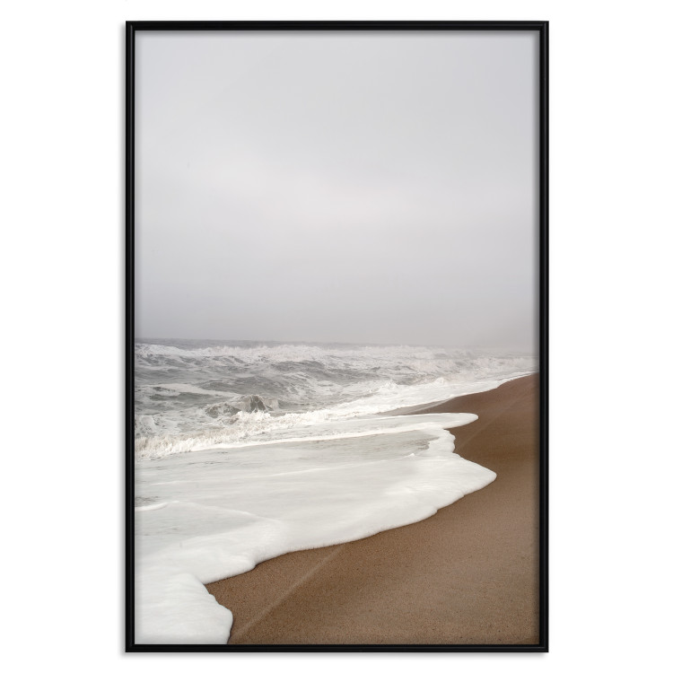 Wall Poster Autumn Ebb - autumn landscape on the beach against the sea and sky 130345 additionalImage 15