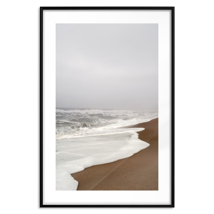 Wall Poster Autumn Ebb - autumn landscape on the beach against the sea and sky 130345 additionalImage 16