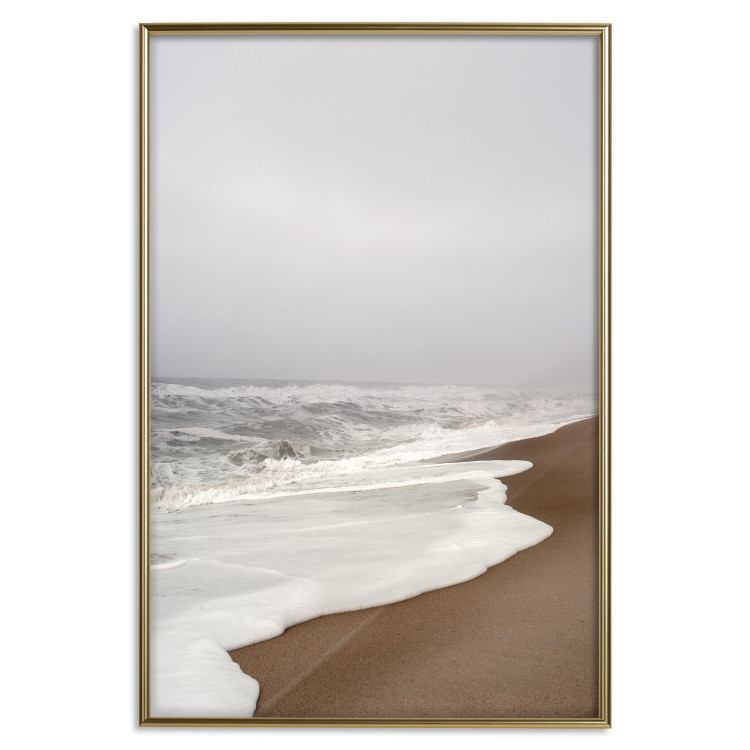 Wall Poster Autumn Ebb - autumn landscape on the beach against the sea and sky 130345 additionalImage 17