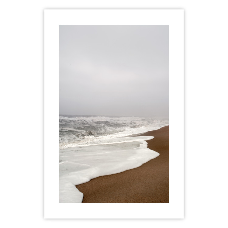 Wall Poster Autumn Ebb - autumn landscape on the beach against the sea and sky 130345 additionalImage 19
