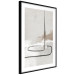 Poster Simple Story - black patterns on a beige background in an abstract motif 134345 additionalThumb 6