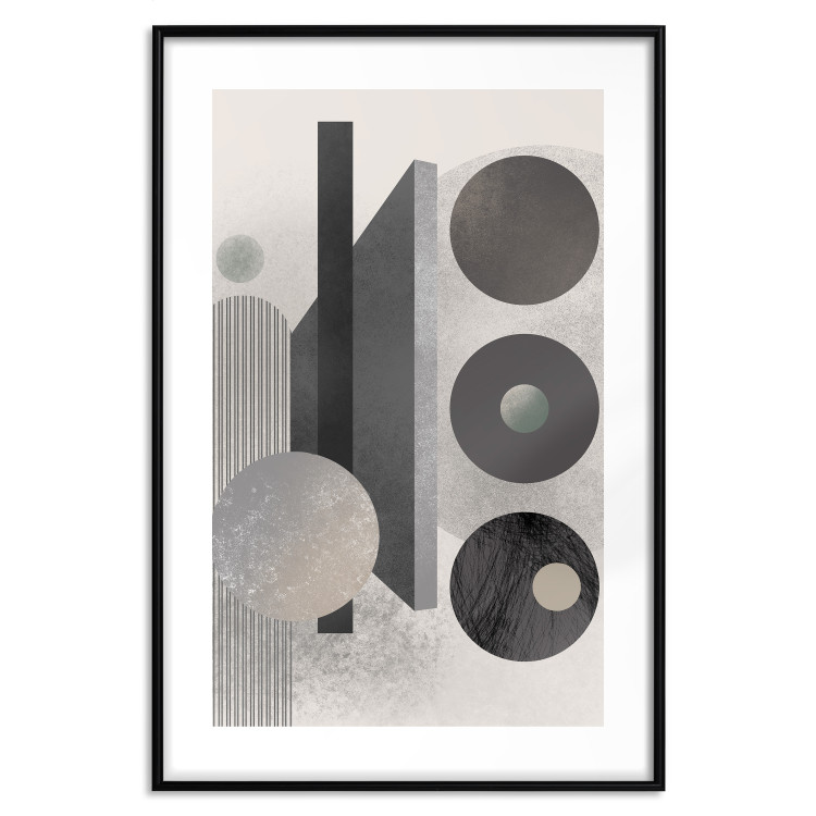 Poster Geometric Harmony - abstract composition of geometric shapes 134745 additionalImage 15
