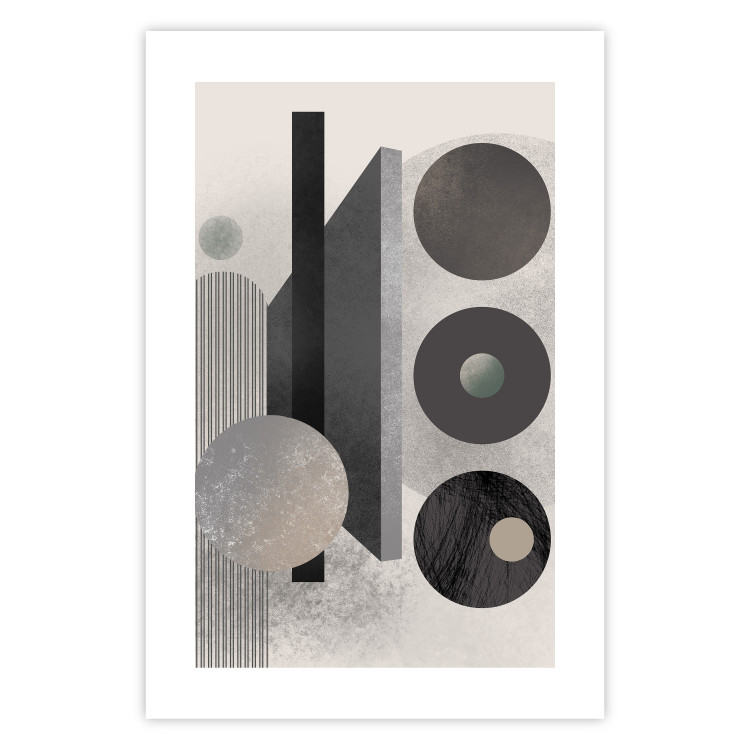 Poster Geometric Harmony - abstract composition of geometric shapes 134745 additionalImage 19