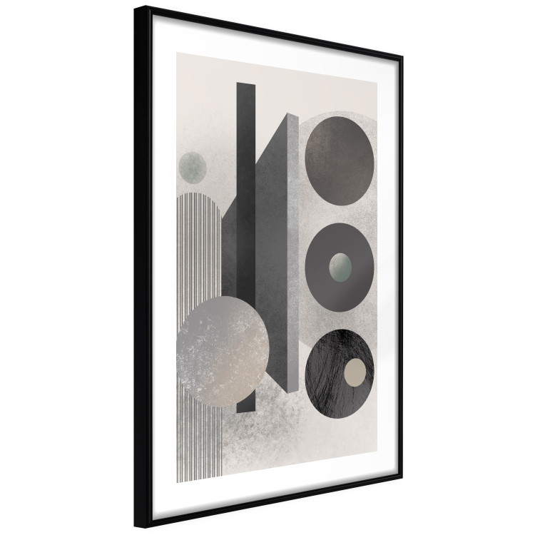 Poster Geometric Harmony - abstract composition of geometric shapes 134745 additionalImage 3