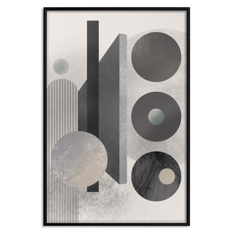 Poster Geometric Harmony - abstract composition of geometric shapes 134745 additionalImage 16