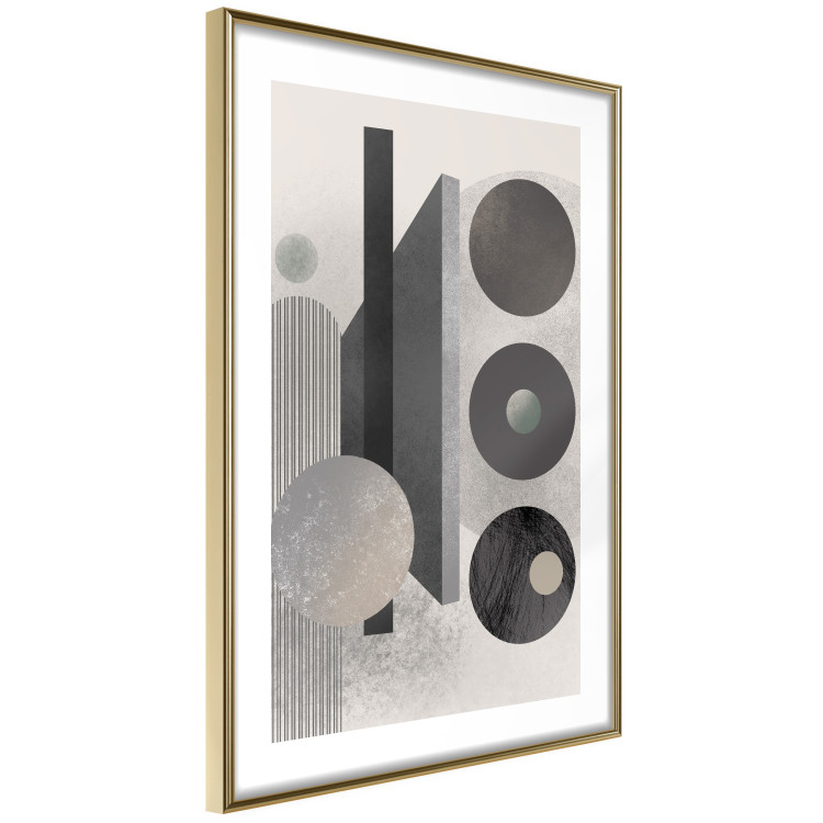 Poster Geometric Harmony - abstract composition of geometric shapes 134745 additionalImage 5