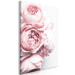 Canvas Rose Scent (1-piece) Vertical - pink flowers in boho motif 135745 additionalThumb 2