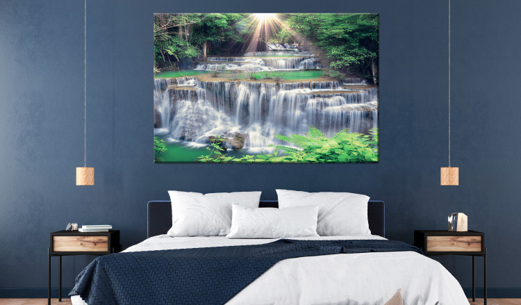 Large canvas print Tropical Waterfall II [Large Format] 136345 additionalImage 5