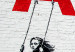 Large canvas print Parking Girl Swing by Banksy II [Large Format] 136445 additionalThumb 6