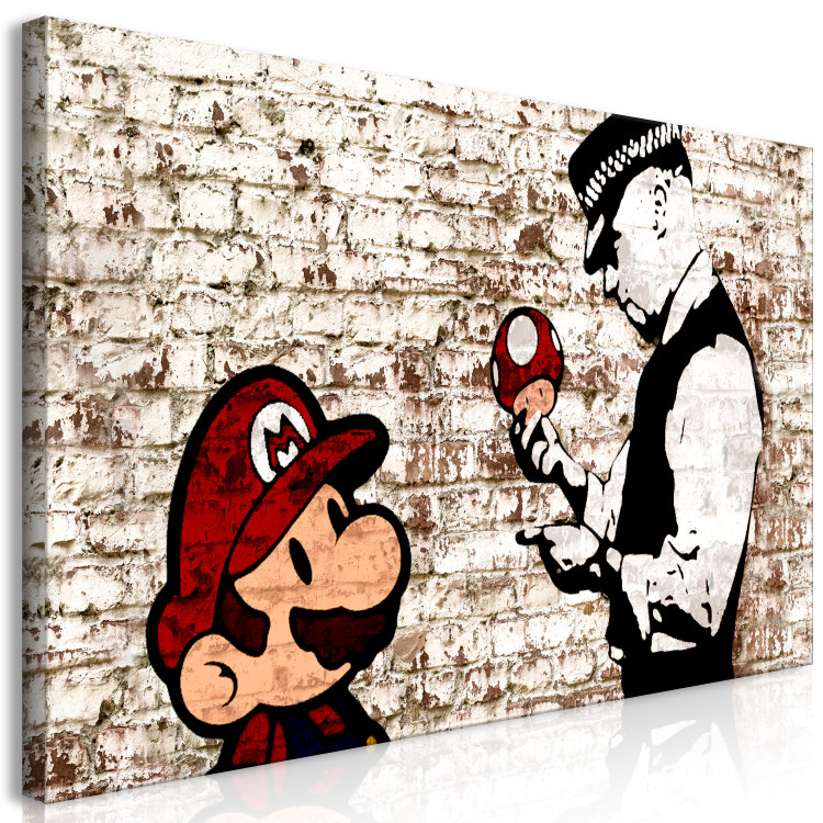 Large canvas print Mario Bros: Torn Wall II [Large Format] 137545 additionalImage 3