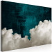 Canvas Print Emerald Abstraction (1-piece) Wide - clouds on a green background 138745 additionalThumb 2