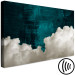 Canvas Print Emerald Abstraction (1-piece) Wide - clouds on a green background 138745 additionalThumb 6