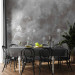 Wall Mural Blowers and wind - flowers on a non-uniform background in grey tones 143545 additionalThumb 4