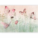 Photo Wallpaper Landscape - nature motif with butterflies and ladybirds among tall grasses 143845 additionalThumb 1