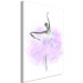 Canvas Print Dancing Ballerina (1-piece) - woman in a purple tulle dress 144045 additionalThumb 2
