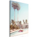 Canvas Print Palm Trees - Holiday Relaxation at the Swimming Pool Surrounded by Sunny Nature 144345 additionalThumb 2