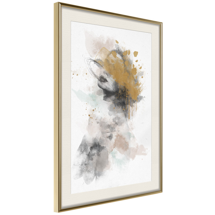 Poster Gilded Sigh - Watercolor Female Act Intertwined With Gold 144545 additionalImage 10