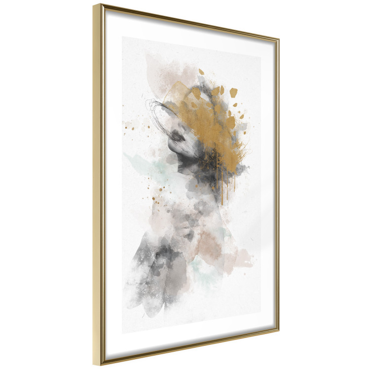 Poster Gilded Sigh - Watercolor Female Act Intertwined With Gold 144545 additionalImage 4