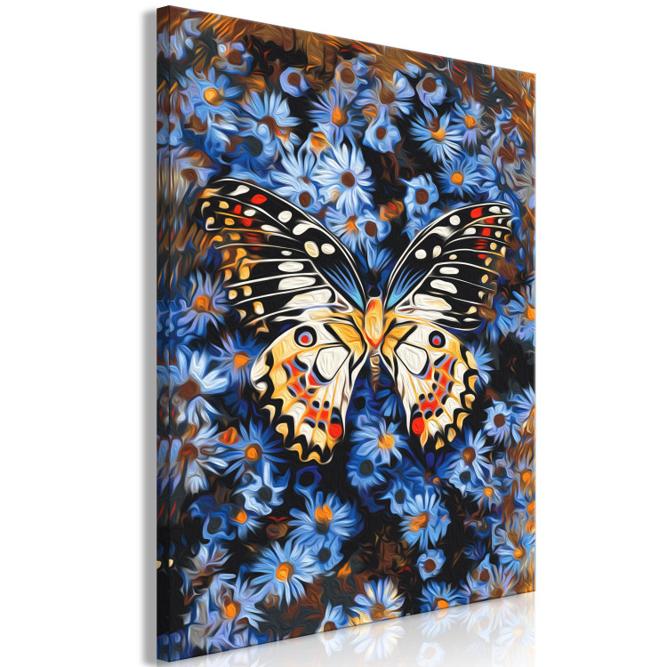 Paint by number Blue Dream - Large Colorful Butterfly on a Floral Background 146545 additionalImage 6