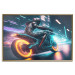 Poster Night Race - Speeding Motorcycle in the City Light 150645 additionalThumb 18