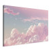 Canvas Sky Landscape - Subtle Pink Clouds on the Blue Horizon 151245 additionalThumb 2