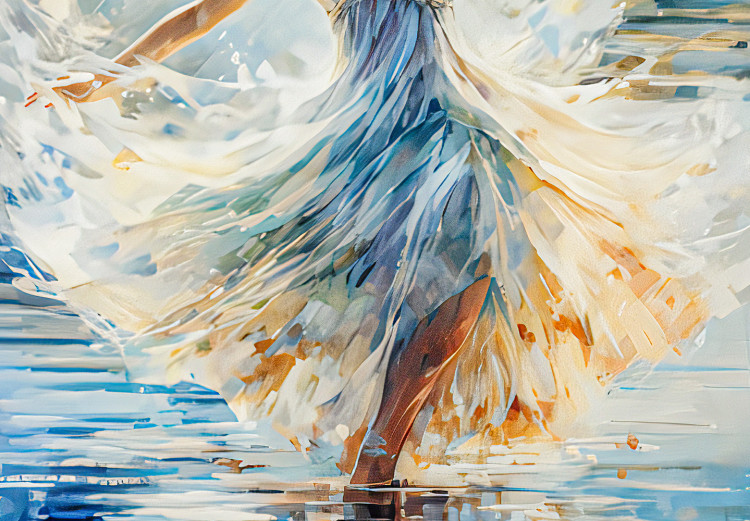 Large canvas print The Beauty of Dance - A Ballerina Dancing on the Surface of a Blue Lake [Large Format] 151545 additionalImage 4