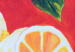 Canvas Print Vitamin C (3-piece) - painted lemons and grapefruits with leaves 46745 additionalThumb 2