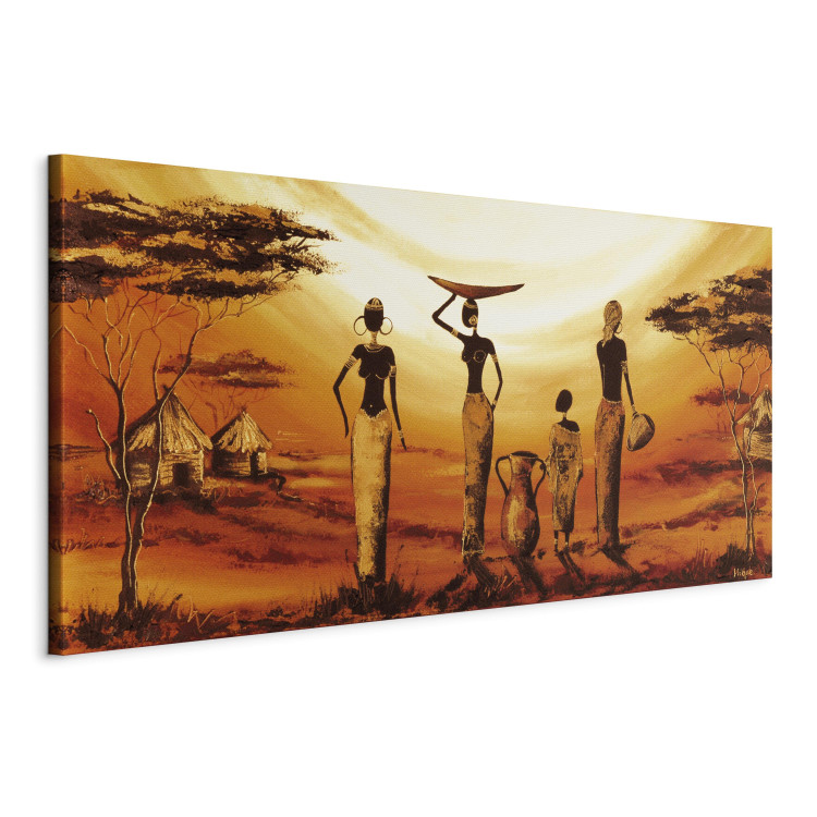 Canvas Art Print African family 49345 additionalImage 2