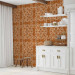 Modern Wallpaper Peach mosaic 89245 additionalThumb 5