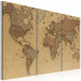Canvas Print Stylish World Map 95945 additionalThumb 2
