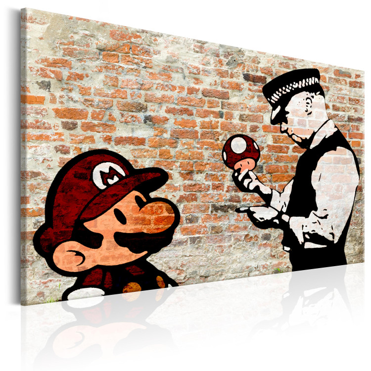 Canvas Banksy: Police Caution 98545 additionalImage 2