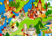 Canvas Print Children's Map (1-part) Wide - World Map Kids Version 107855 additionalThumb 5