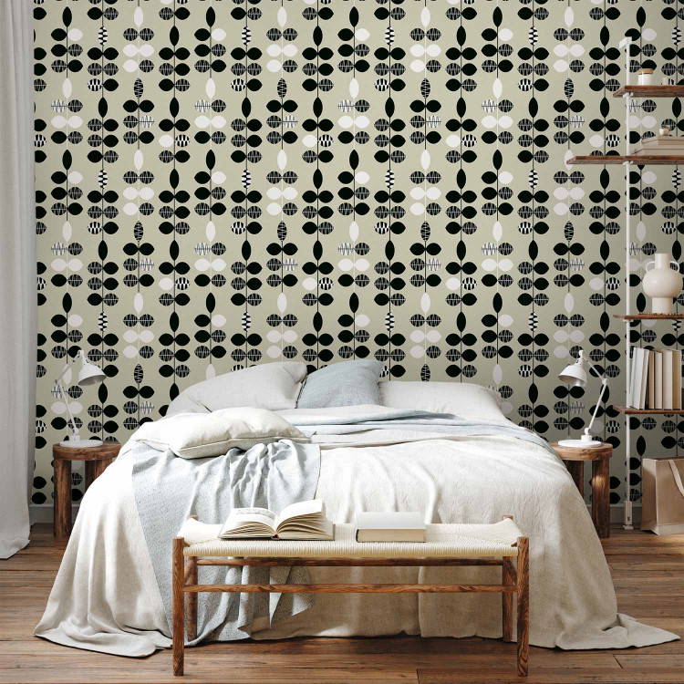 Modern Wallpaper Black and White Dots 114655 additionalImage 4