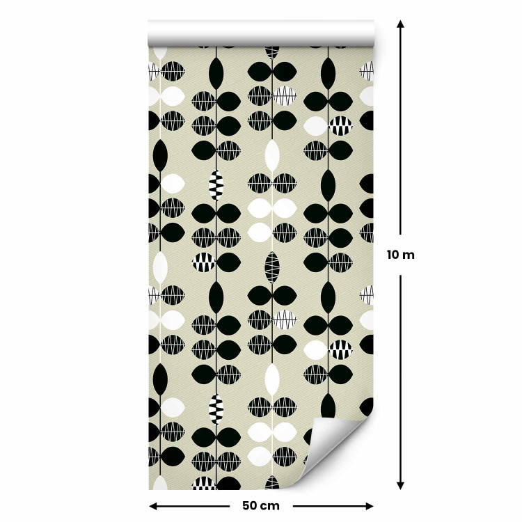 Modern Wallpaper Black and White Dots 114655 additionalImage 2